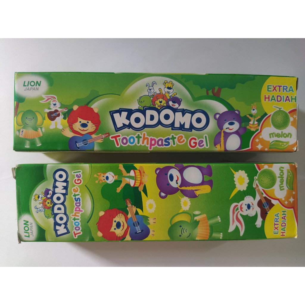 Combo 2 cây kem đánh răng trẻ em Kodomo