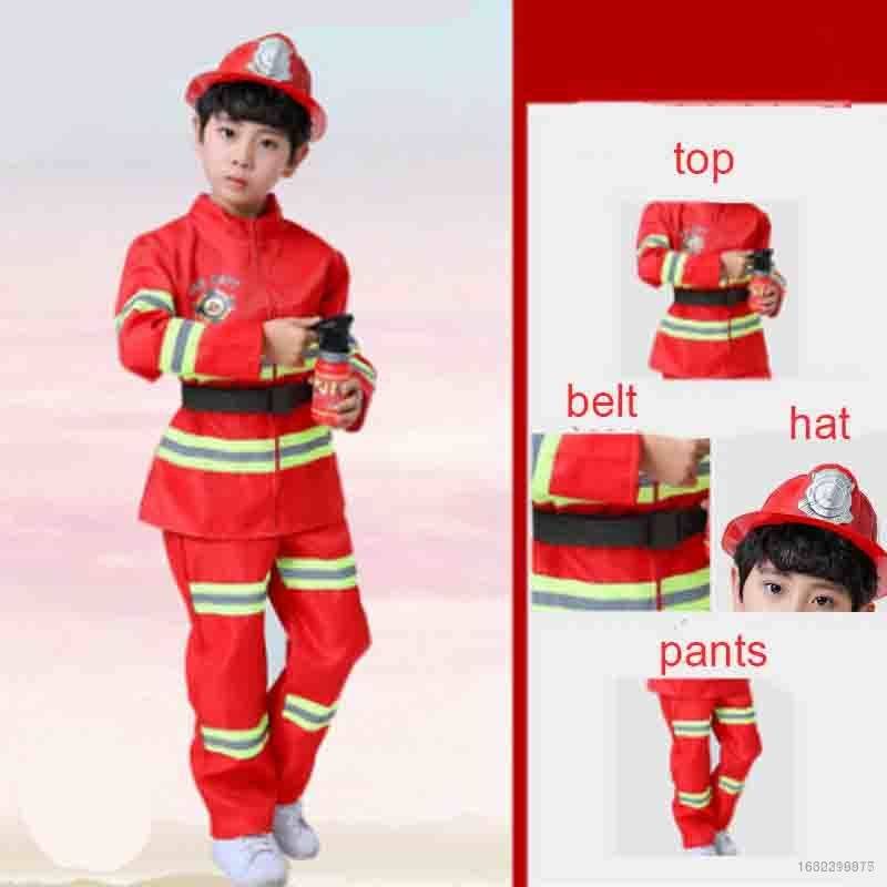 Bộ Đồng Phục Hóa Trang Lính Cứu Hỏa Sam YT1 Cho Bé TY1