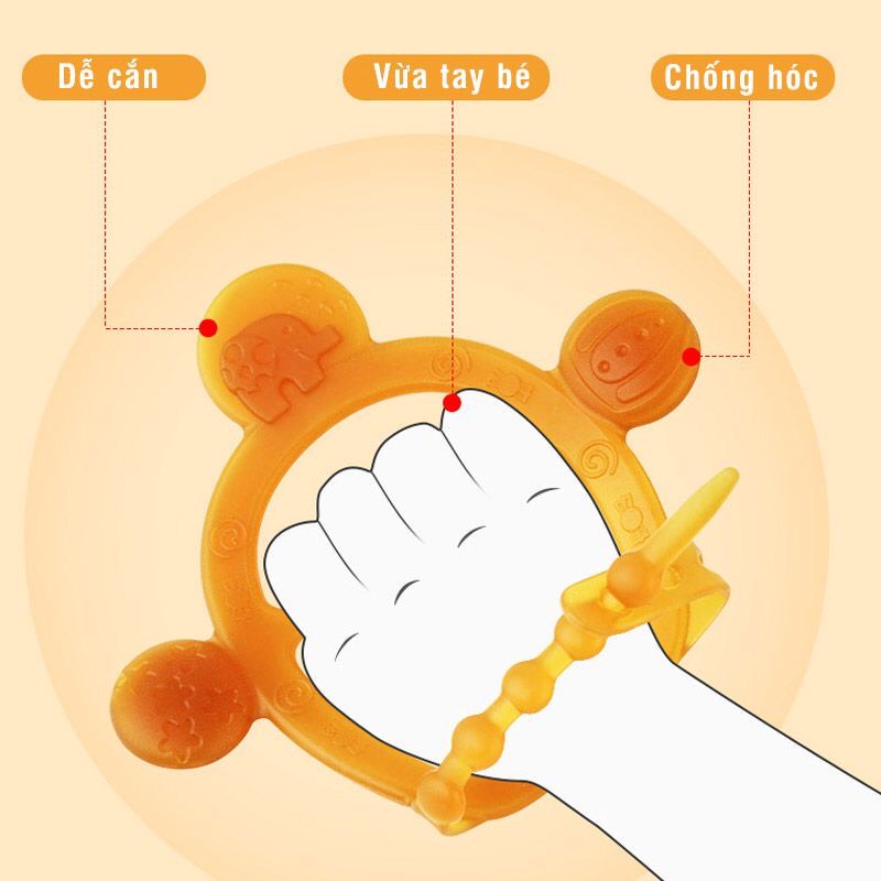 Gặm Nướu Vòng Tay Ck Bebe Dễ Cầm Cho Bé Babibu