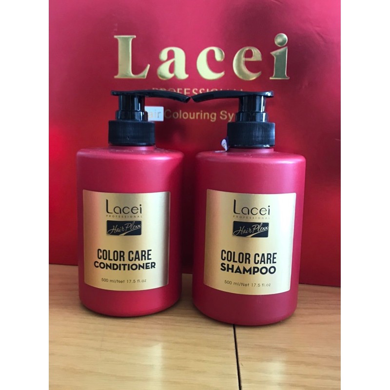 Cặp gội xả giữ màu tóc Lacei ( cao cấp)