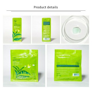 combo 10 gói Mặt nạ ngủ trà xanh Laikou giảm mụn, trắng da, cấp nước