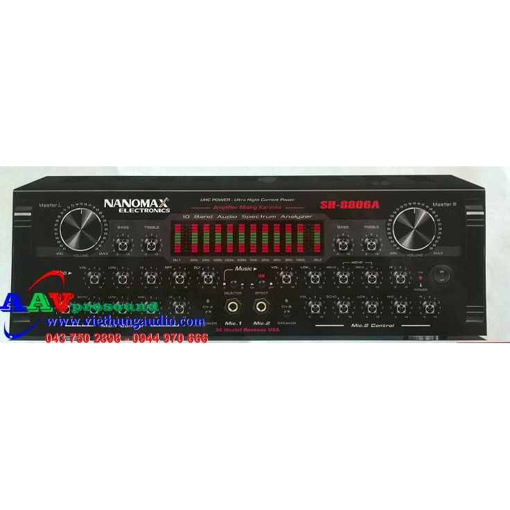 Amply karaoke Nanomax SH-8806A