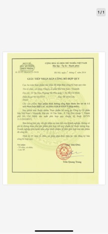 SỮA DIELAC GOLD 3 (1-2 Tuổi) - 850g
