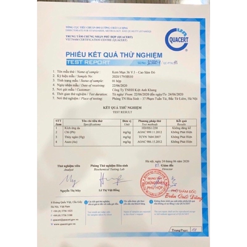 Cao mụn sâm đỏ MEEA ORGANIC