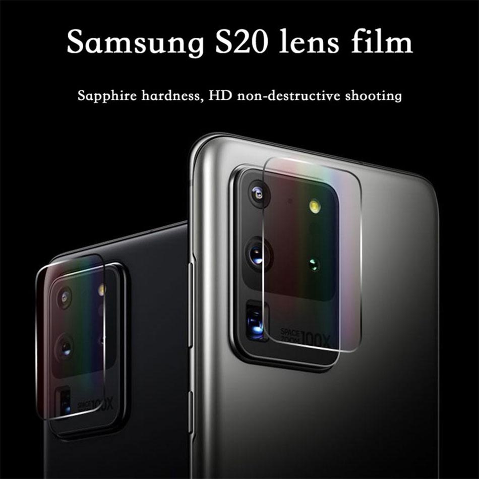 Samsung S20 FE A12 A02S A42 5G A50S A30S A50 Note 20 20 Plus Ultra 10 Lite 10 Pro 9 8 S20 Plus S20 Aular S10 Plus S8 Plus S9 Plus Kính cường lực bảo vệ ống kính camera sau