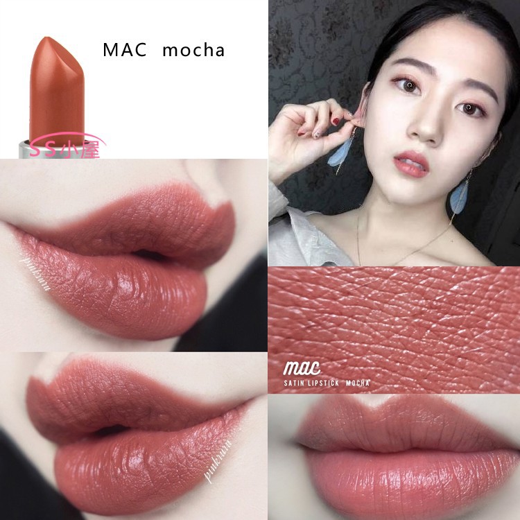 Mini Size - Son lì Satin Lipstick Mocha 813 minisize Màu Cam Đất 1.8g