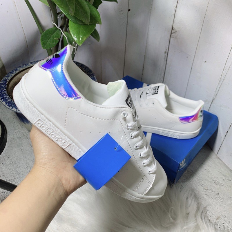 Giày add stan smith gót cầu vồng loại đẹp xịn - súp 694
