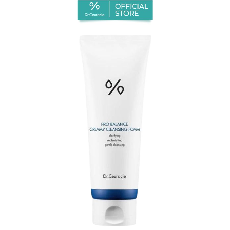 Sữa Rửa Mặt Cân Bằng Pro Balance Creamy Cleansing Foam Dr.Ceuracle 150ml | Làm Sạch Da Cấp Ẩm