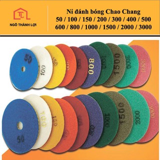 Nỉ đánh bóng Chao Chang 50 / 100 / 150 / 200 / 300 / 400 / 500 / 600 / 800 / 1000 / 1500 / 2000 / 3000 - Nỉ mài (1 cái)