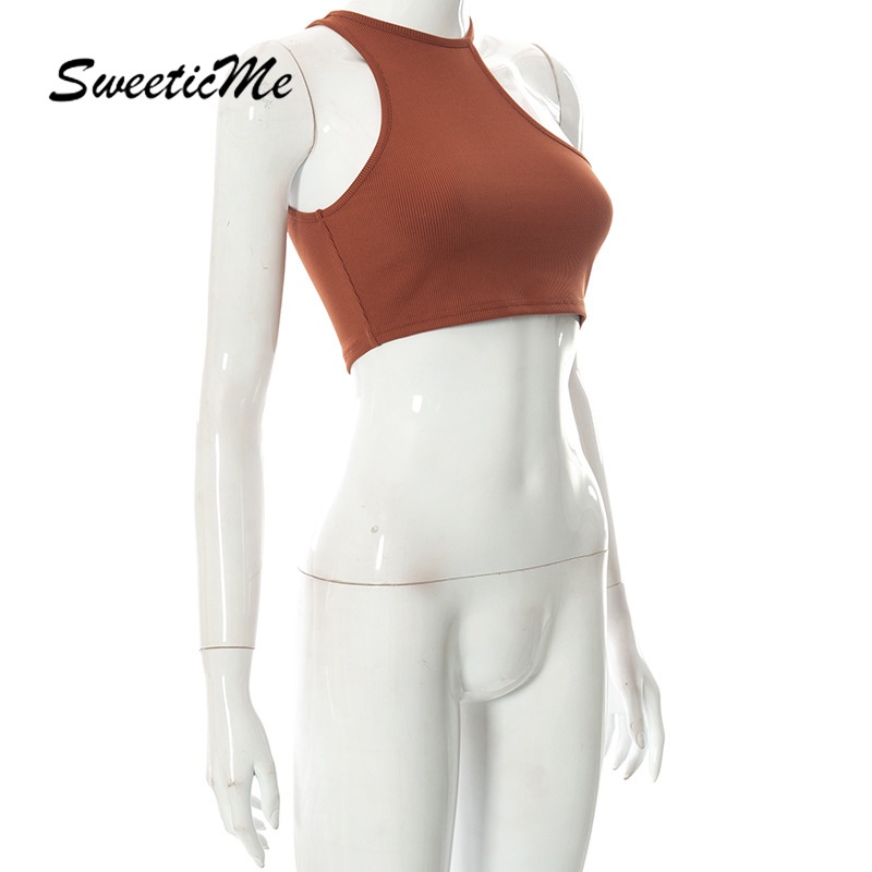 Áo Crop Top Mới Của Phụ Nữ Sweeticme   Sexy