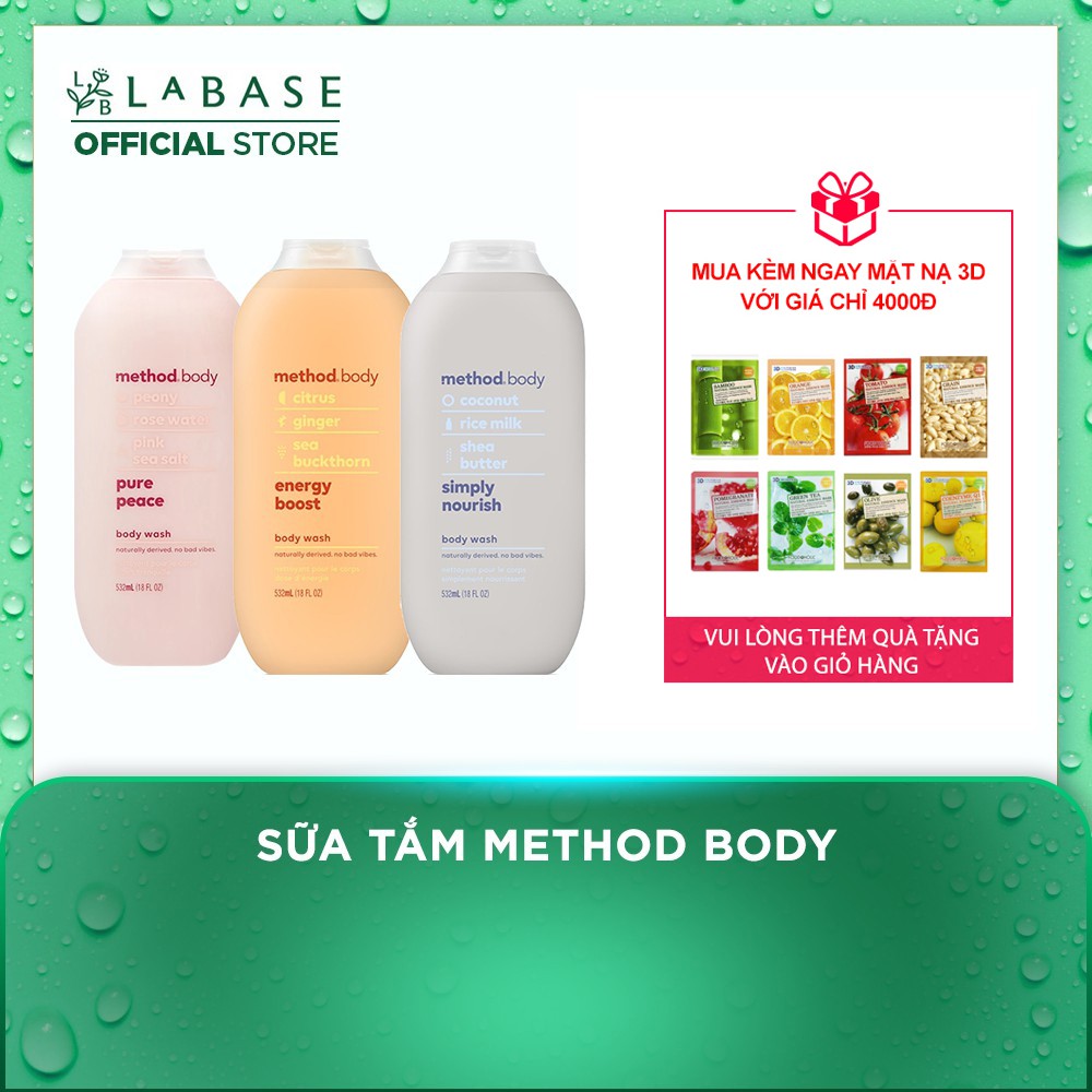 Sữa tắm ORGANIC METHOD BODY