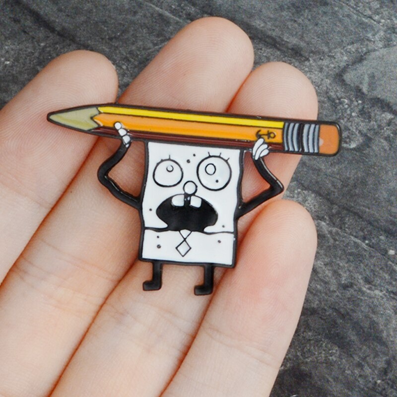 Pin cài áo nhân vật Spongebob Squarepants - GC481