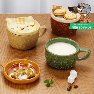 Cốc gốm sứ hình mèo - Cốc gốm sứ hình chó Shiba Inu