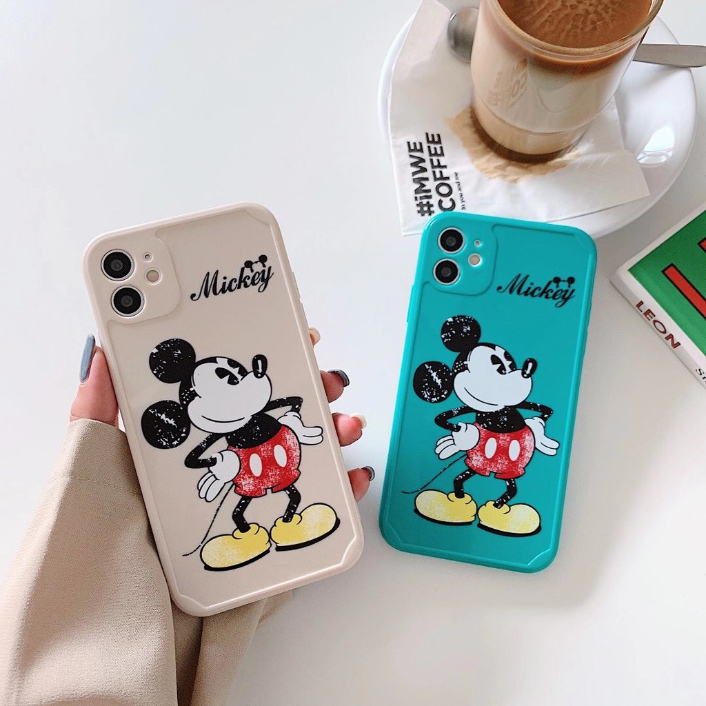Ốp điện thoại mềm in hình chuột Mickey cho iPhone 12pro 12promax 11 11pro Max 7plus 8 + Xr Xs | BigBuy360 - bigbuy360.vn