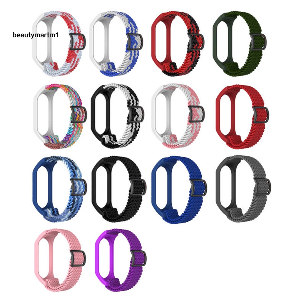 Dây Đeo Đồng Hồ Beautymartm1 Bằng TPU Co Giãn Chống Nước Có Thể Điều Chỉnh Cho Xiaomi Mi Band 5 6 7