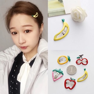 Kẹp tóc bấm hoa quả