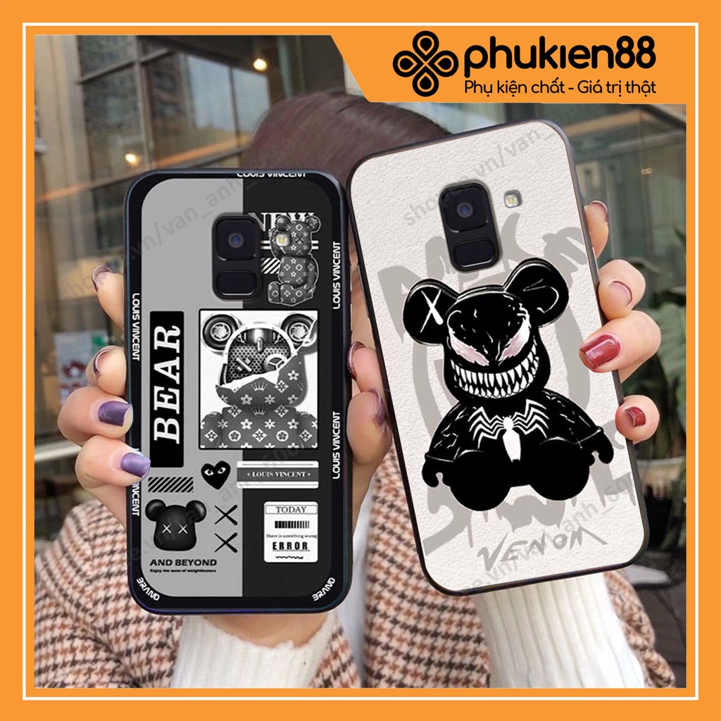 Ốp lưng Samsung A8 2018 / A8 Plus / A8+ hình kaws, bear brick, venom thời trang siêu ngầu