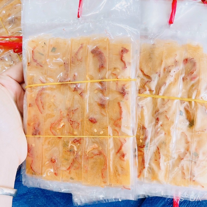 Bánh Tráng Cuốn Khô Bò / Khô gà / Hành Phi / Bánh Tráng Siêu Cay ( 1 Xấp 10 Bịch) - [ Có Bán Sỉ]