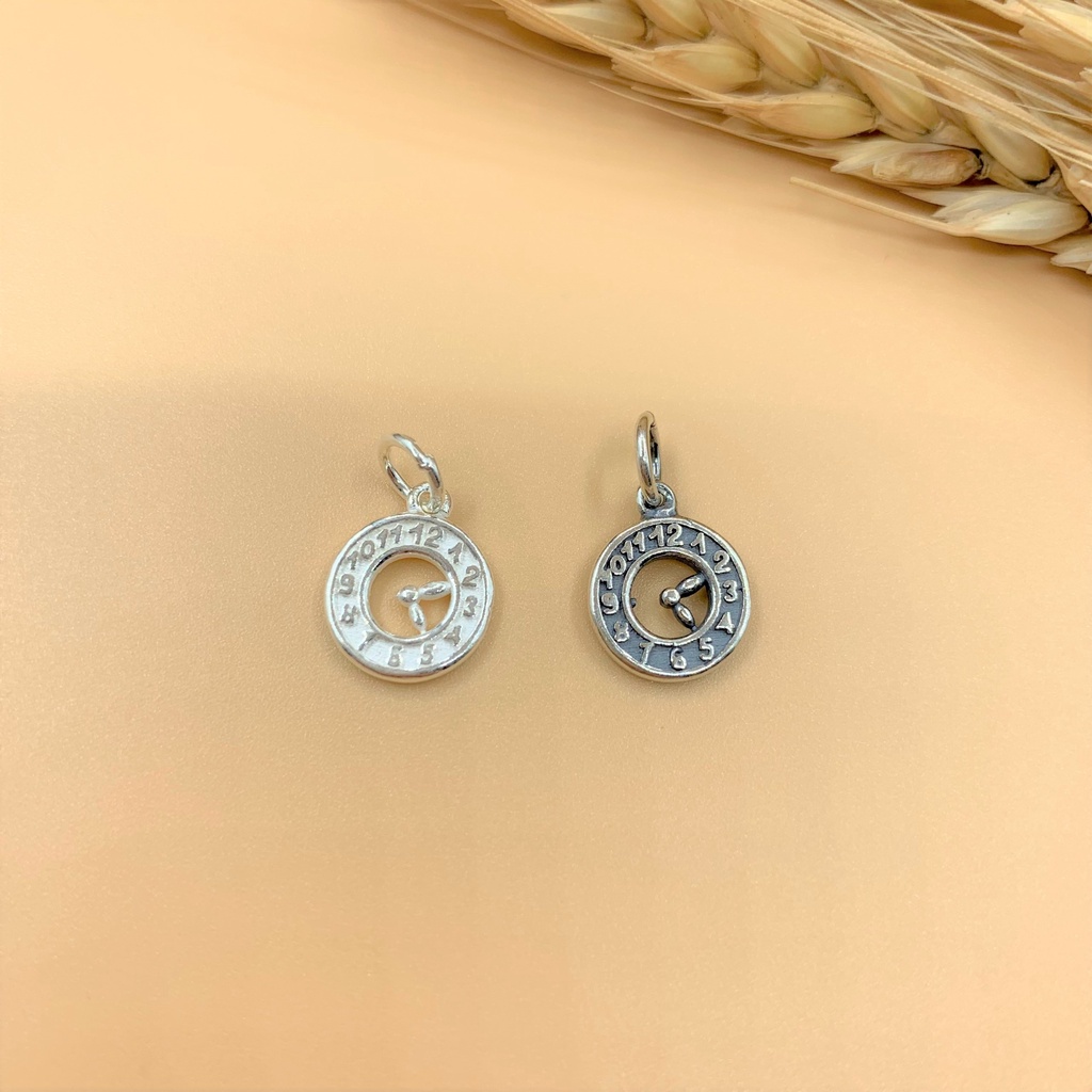 Charm treo đồng hồ ý nghĩa tôi yêu bạn - Charm Bạc 925 - Mã CB645