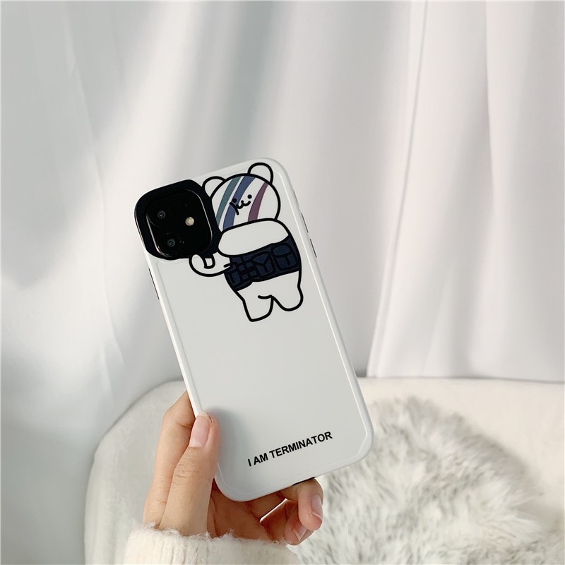 IPhone case iPhone 11 Pro Max / iPhone12 / iPhone X / iPhone 7 Plus / iPhone 8 / iPhone 6 Lens Bear Bear anti-drop Phone case