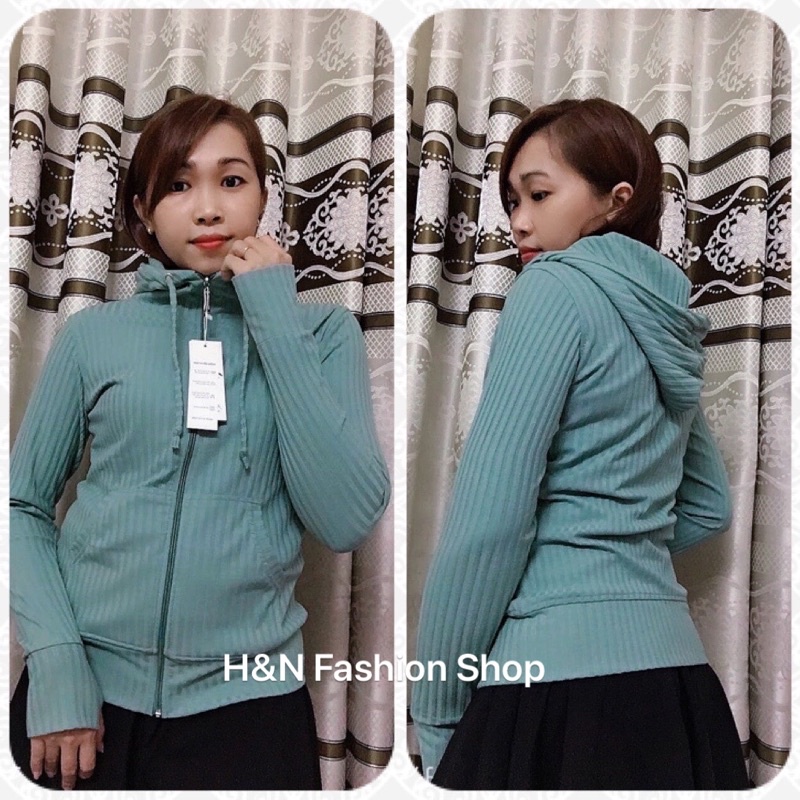 Áo Khoác Chống Nắng Nữ Vải Thun Gân 6 Túi.