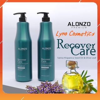 Alonzo - dầu gội + xả phục hồi tóc hư tổn khô xơ recover new 1000ml