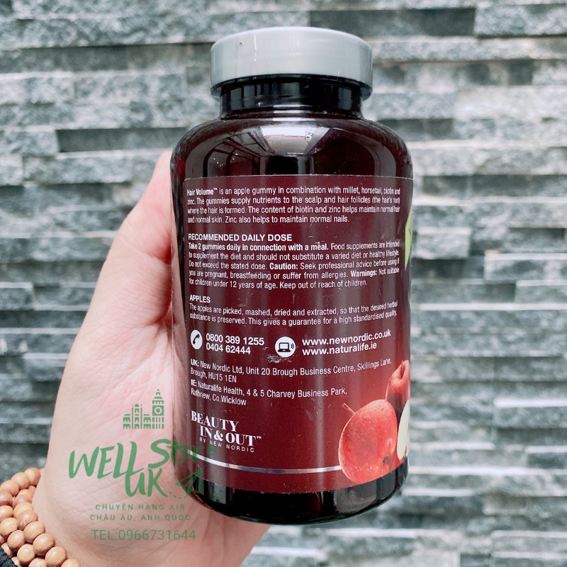 Viên uống Hair Volume hỗ trợ mọc tóc dưỡng tóc chắc khoẻ, ngăn rụng tóc hiệu quả cho cả nam và nữ các lứa tuổi