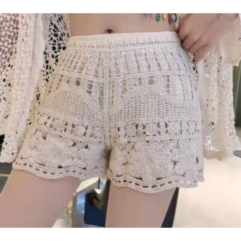 31-Bộ đồ bơi bikini⚡️Set ren đi biển 3 món sang chảnh