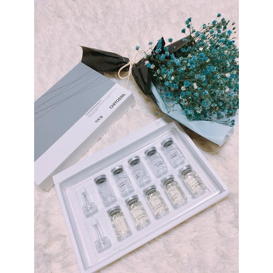 [Tách sét] Chỉ Tơ Căng Da Tự Tiêu CHITOSSIL Thread Lift Ampoule 521