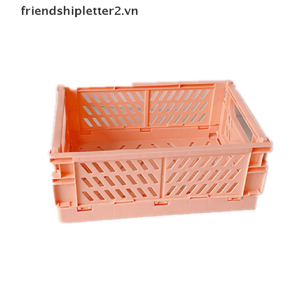 Hộp Nhựa Mini Đựng Đồ Trang Điểm Để Bàn Gấp Gọn Tiện Lợi