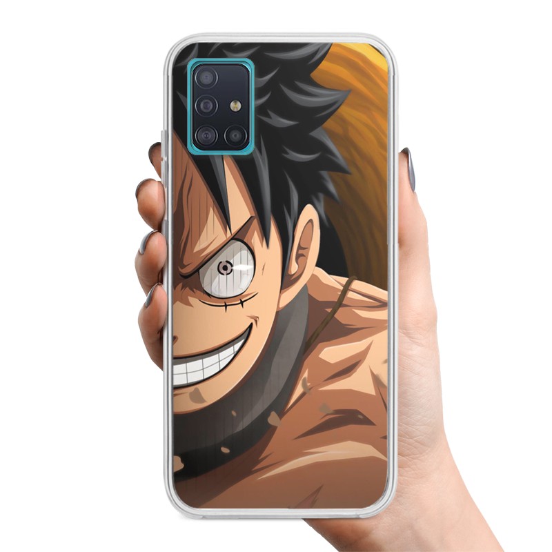 Samsung Ốp Điện Thoại tpu Dẻo Họa Tiết Hoạt Hình one piece Dễ Thương Cho galaxy a71 a51 a31