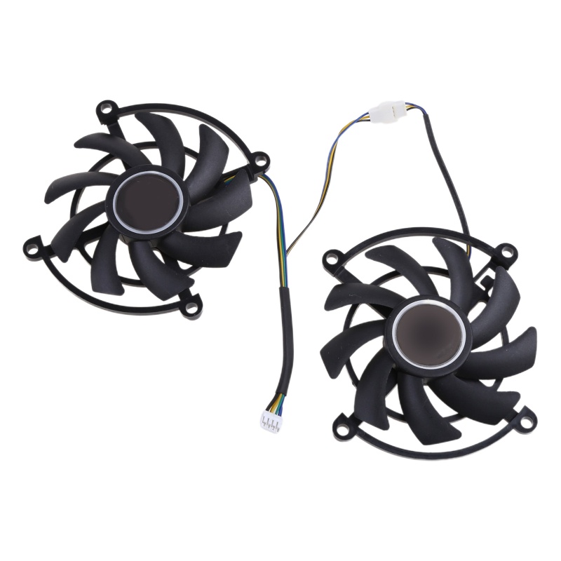 Set 2 Quạt Tản Nhiệt 85MM 4Pin Chuyên Dụng Cho GTX 2060 SUPER GTX1660 1660ti 12V