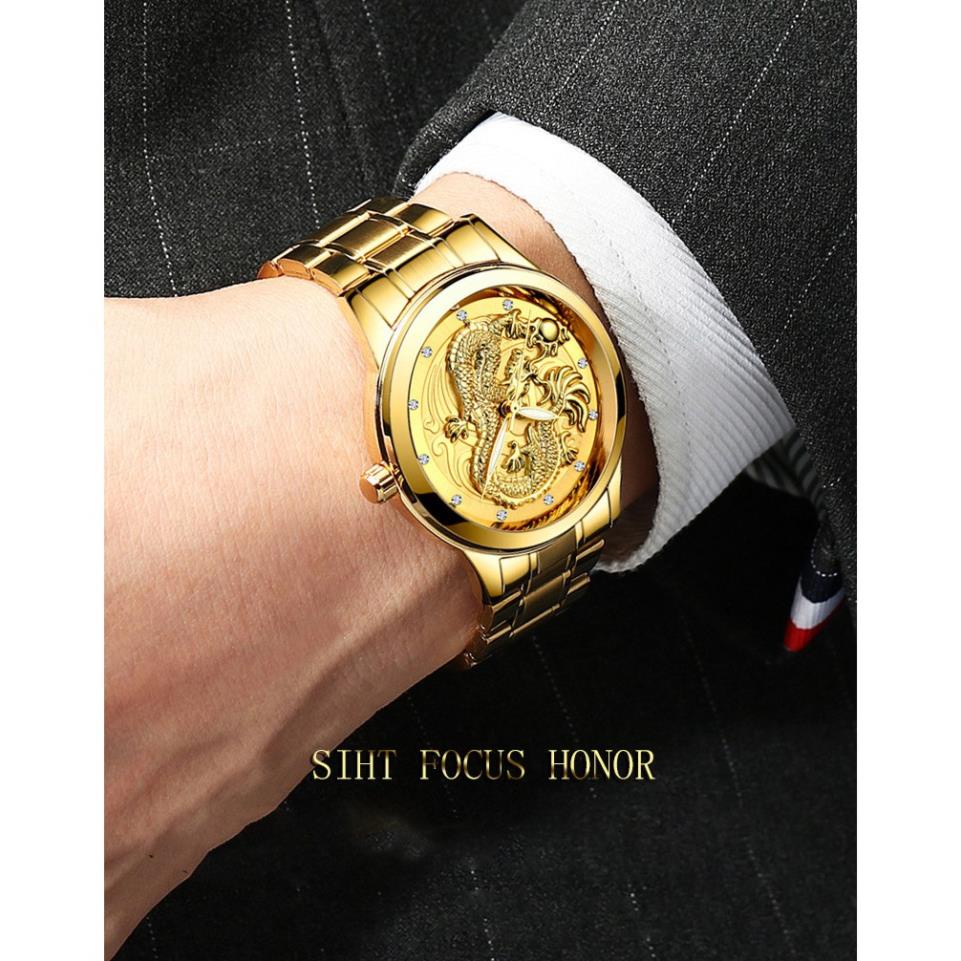 Đồng hồ nam mặt rồng FNGEEN S666 dây kim loại . | BigBuy360 - bigbuy360.vn