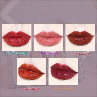 Set 5 Cây Son Sáp Lì Hold Live Mousse Velvet Lipstick