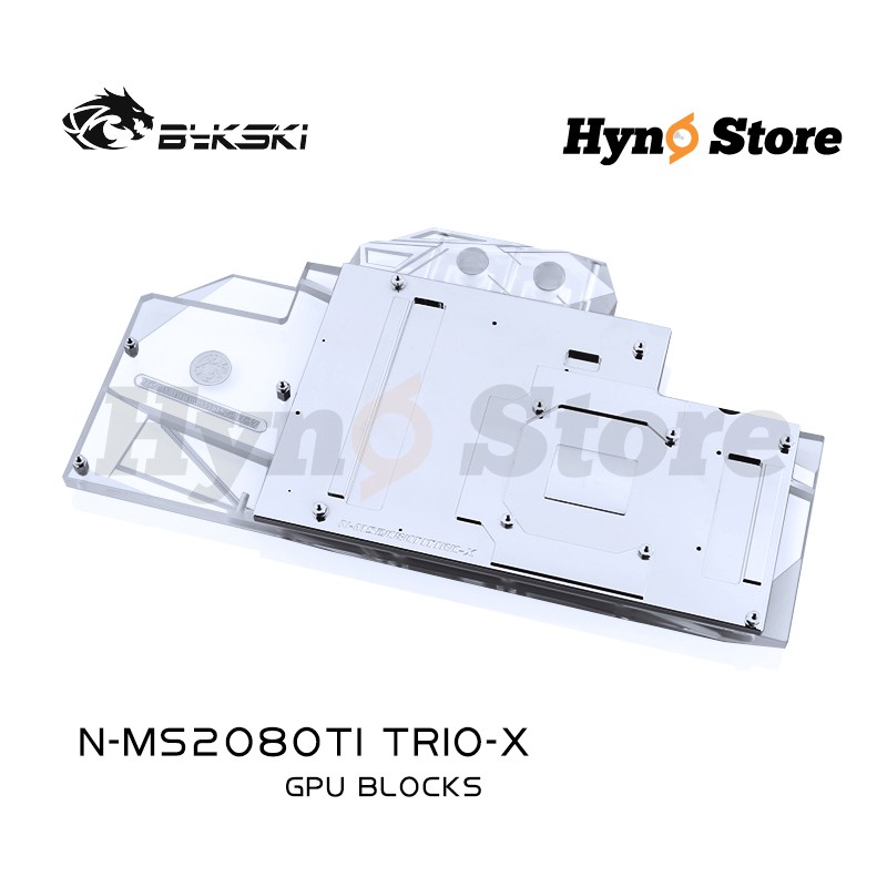 Block card Bykski dành cho VGA MSI 2080ti TRIO Tản nhiệt nước custom Hyno Store