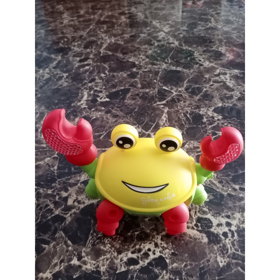 Đồ chơi con cua có phát nhạc và đèn sáng cho bé yêu