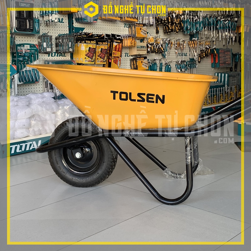 Xe rùa bánh hơi 150kg Tolsen 62626