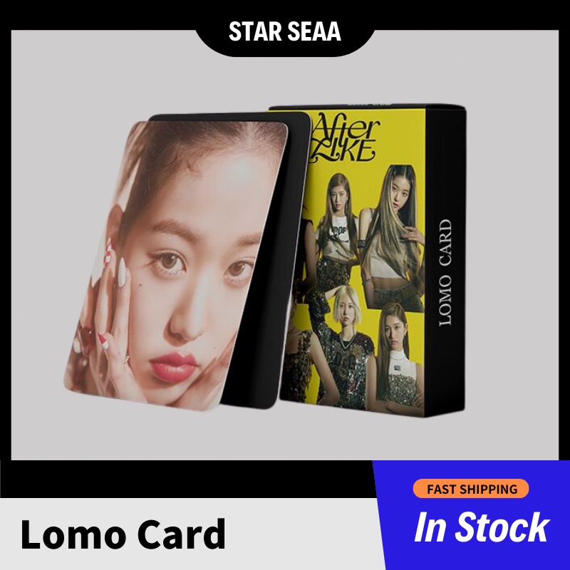 【IVE】55pcs IVE After Like lomo card Bộ 52/55 Thẻ Hình Nhóm Nhạc ive photocard
