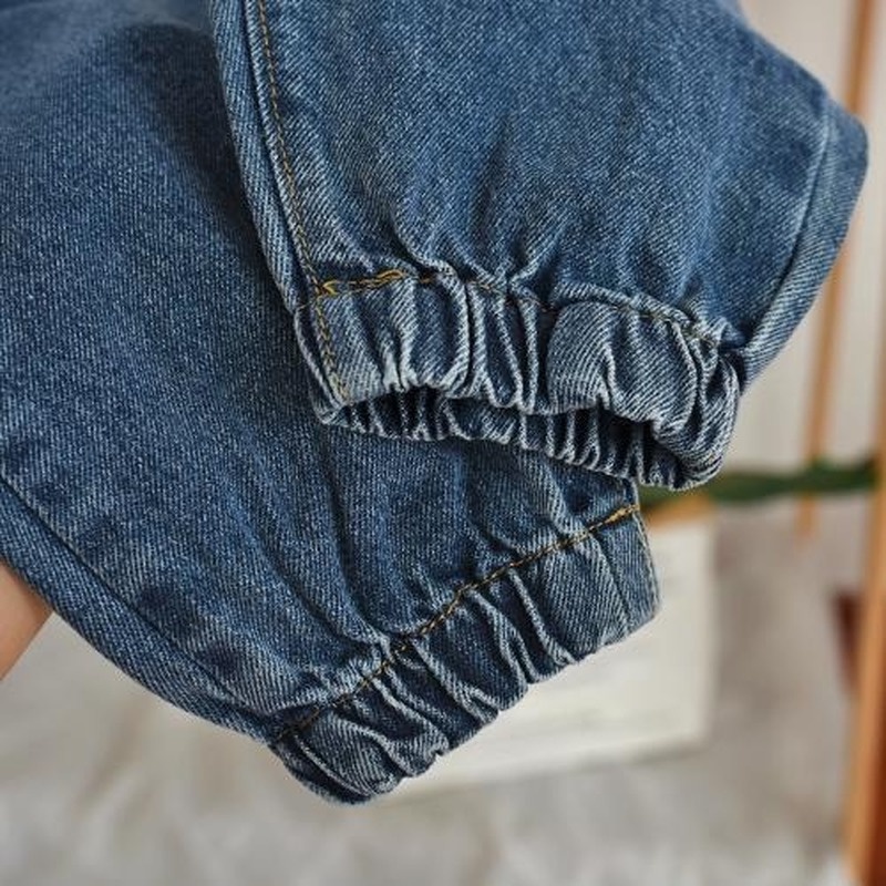 Quần yếm Jeans thời trang xuân thu cho bé