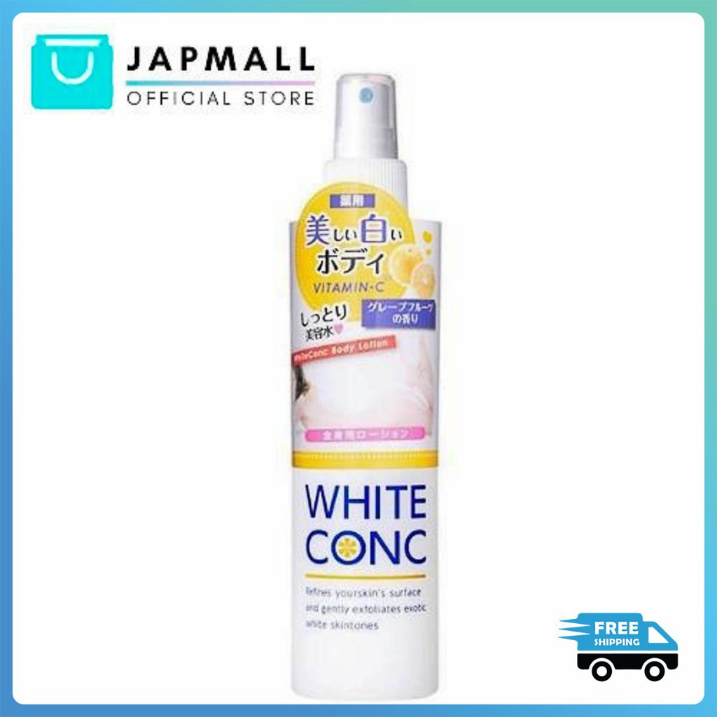 Xịt Dưỡng Trắng WHITE CONC Nhật Bản | Xịt Dưỡng thể Vitamin C Japmallofficial