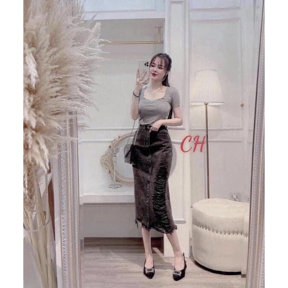 Áo phông nữ cổ u , áo thun trơn nữ đẹp rẻ