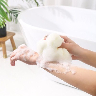 Bông tắm dạng lưới tạo bọt mềm mại tẩy tế bào chết an toàn dành cho da
