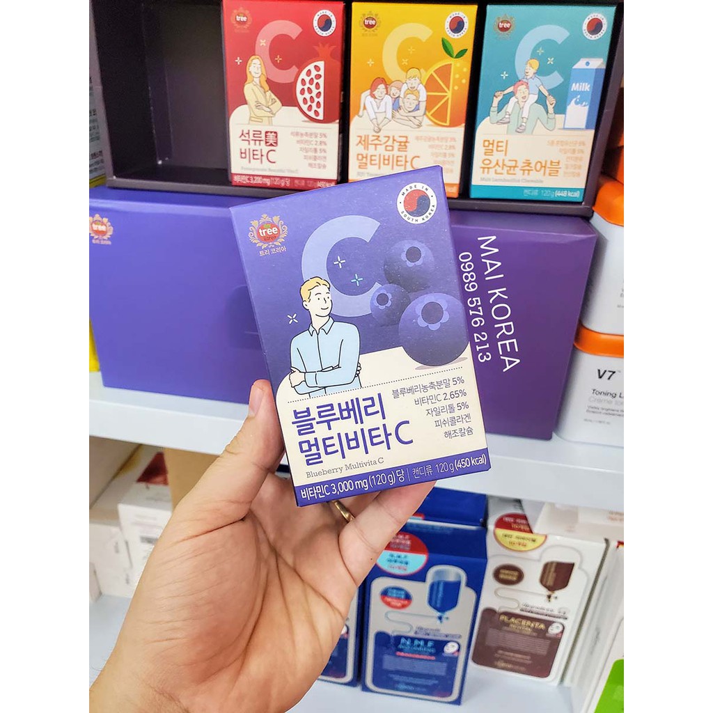 Viên ngậm Vitamin C Jeju cao cấp Hàn Quốc mẫu mới