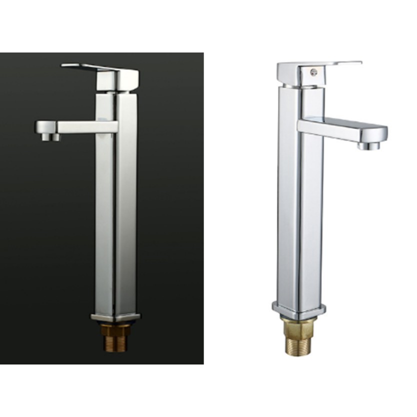 Vòi Lavabo nóng lạnh dáng dài cao cấp - hợp kim Shatian - dùng cho Lavabo đặt bàn | BigBuy360 - bigbuy360.vn