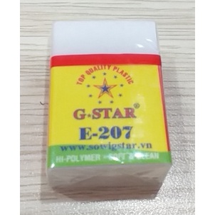Gôm tẩy trắng bút chì G-Star E-207 - 1 Gôm