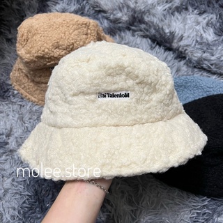 Mũ bucket lông cừu siêu trend
