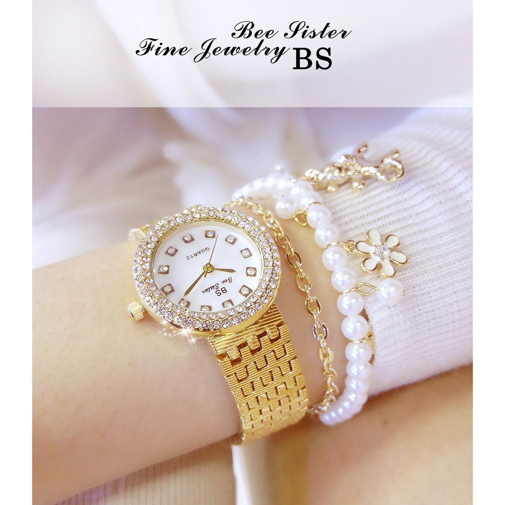 Đồng hồ nữ BS BEE SISTER ROSIA Mặt Xà Cừ Sang Trọng [HÀNG XỊN] | BigBuy360 - bigbuy360.vn