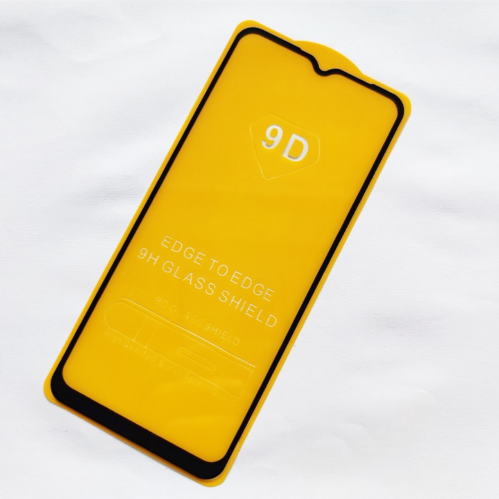 Kính Cường Lực Samsung Galaxy A12 9D Full Keo Full Màn - Miếng Dán Màn HÌnh Cao Cấp - Viền Đen