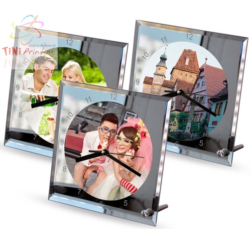 ĐỒNG HỒ THỦY TINH ĐỒNG HỒ VUÔNG IN HÌNH (CÓ SỐ SẴN)