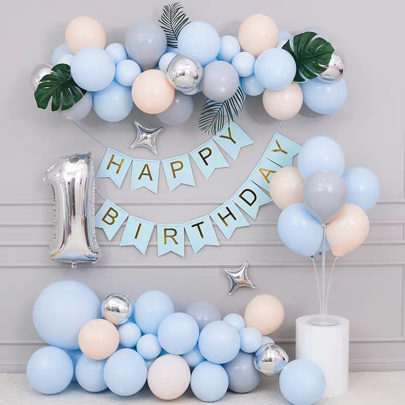 ( Siêu Rẻ - Siêu đẹp) Dây cờ chữ Happy Birthday ánh kim treo sinh nhậtcao 20cm